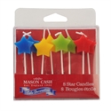 Picture of Star Shaped Cake Candles, Pack of 8