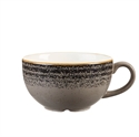 Picture of Studio Prints Homespun Charcoal Black Cappuccino Cup