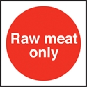 Picture of Raw Meat Only Self Adhesive Sticker